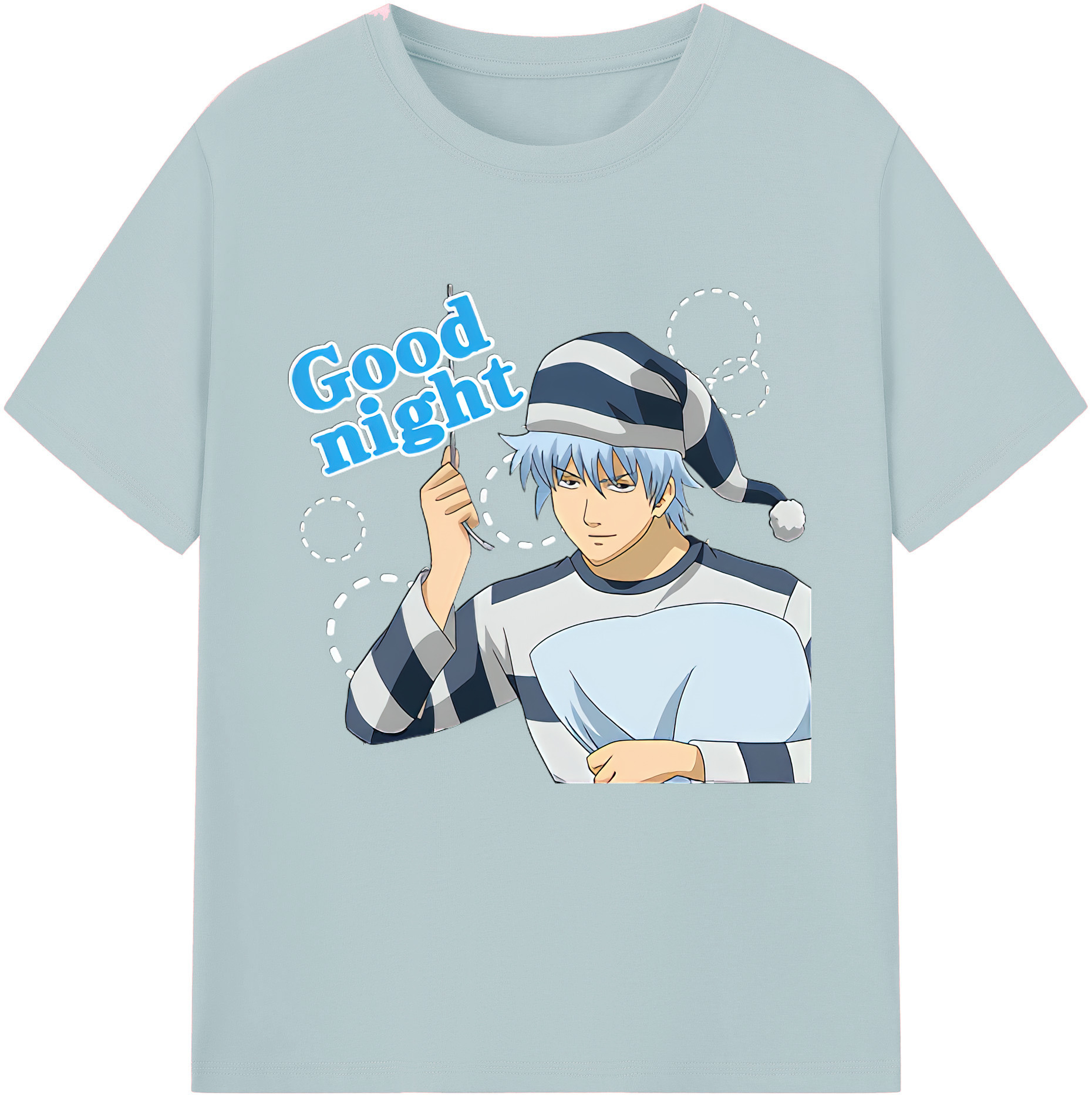 （画像用） ぎんたま 坂田銀時（さかたぎんとき） 神楽 志村新八（しむら しんぱち） GINTAMA Sakata Gintoki Kagura Shimura Shinpachi 綿100％半袖Tシャツ（フロントプリント）